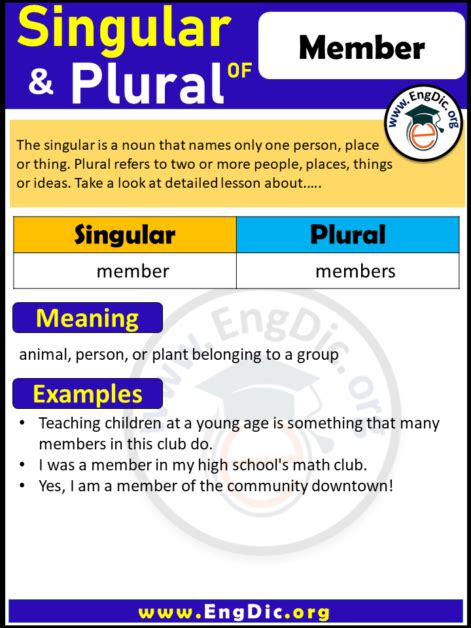 plural of member